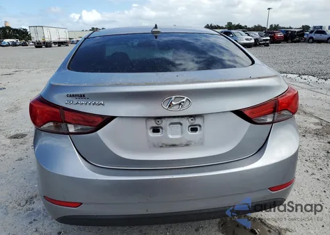 2016 Hyundai Elantra Se из США, поврежденный, VIN 5NPDH4AE0GH744416